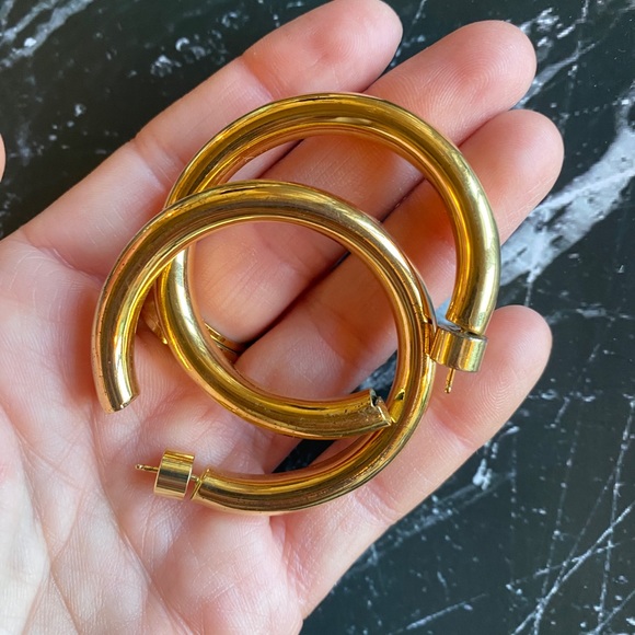 Jennifer Fisher 2" Samira Hoops - Picture 2 of 6